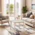 Square Coffee Table Nyborg 70x70 - White Oil